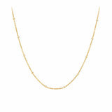 50cm Bead Cable Chain in 9ct Yellow Gold