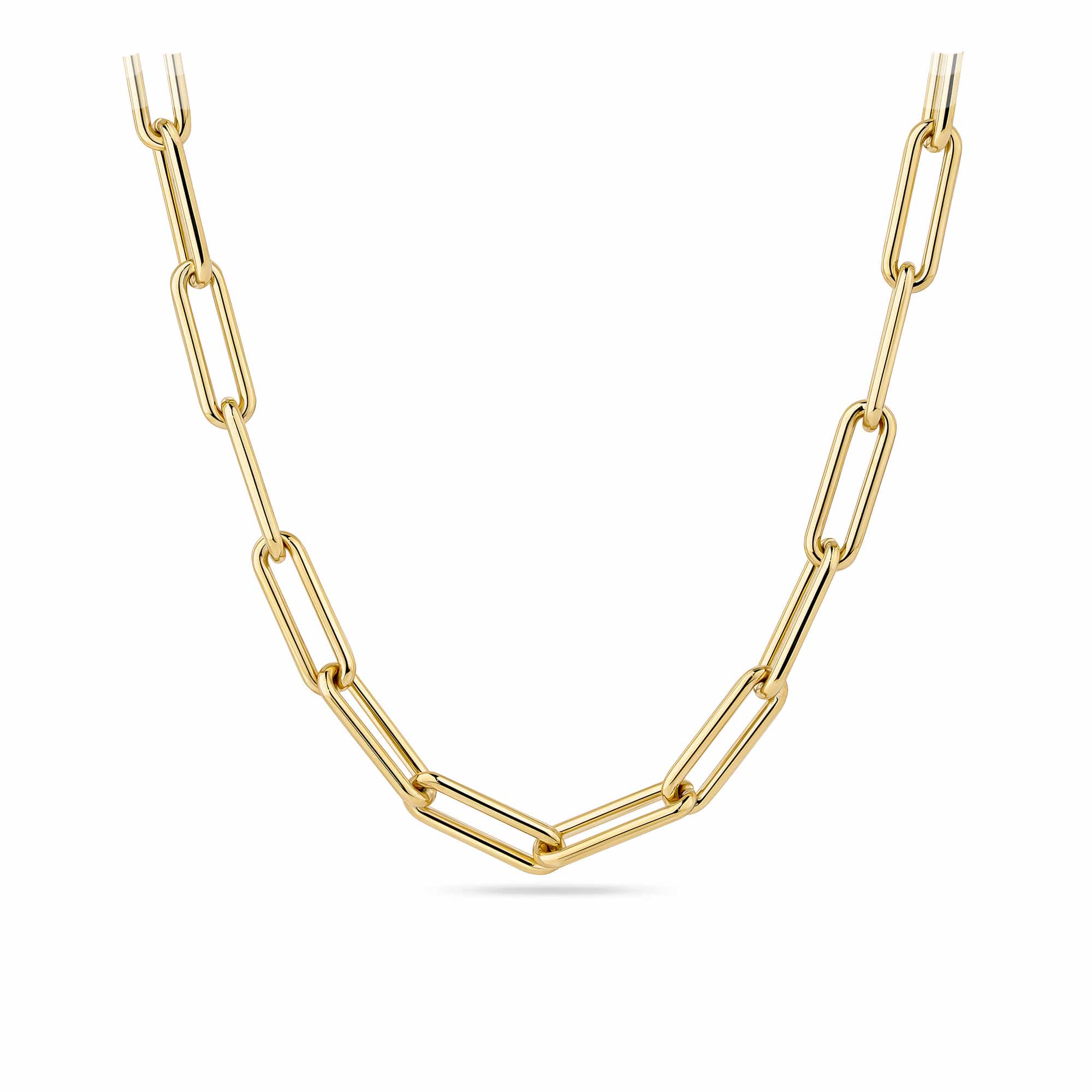 45cm Paperclip Chain in 9ct Yellow Gold