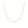 Box Chain with Slider in 9ct Yellow Gold