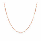 45cm Cable Link Chain in 9ct Rose Gold