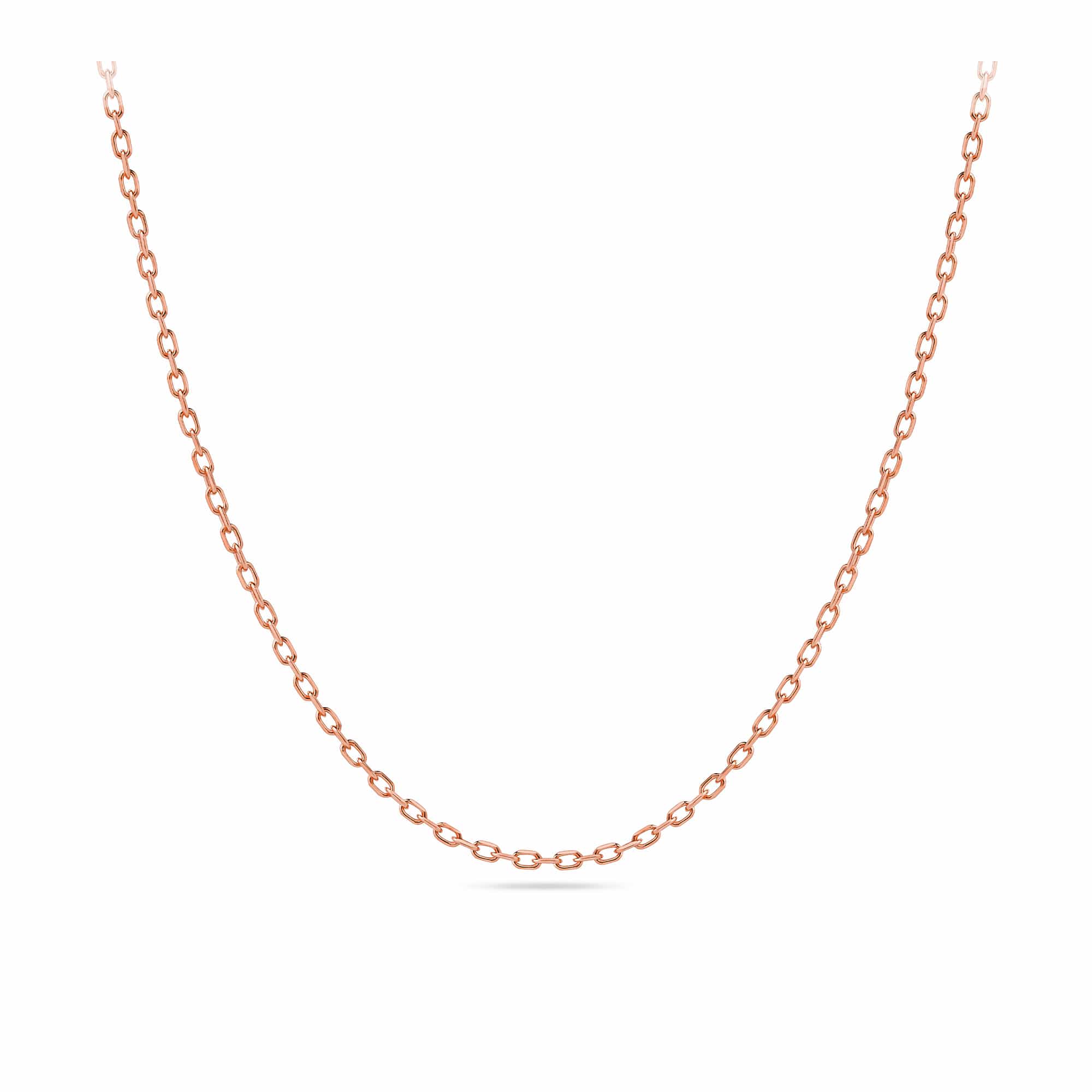 45cm Cable Link Chain in 9ct Rose Gold