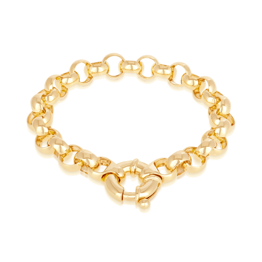 Euro Belcher Bracelet made in 9ct Yellow Gold