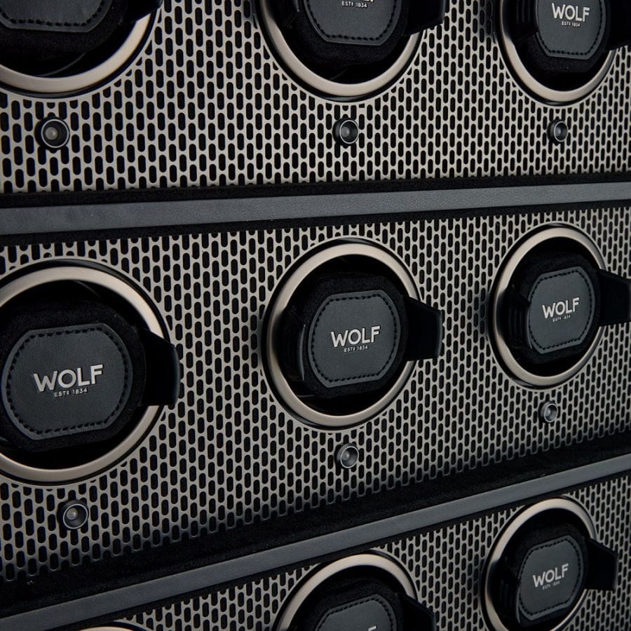 WOLF Axis 16 Piece Watch Winder Cabinet | Wallace Bishop