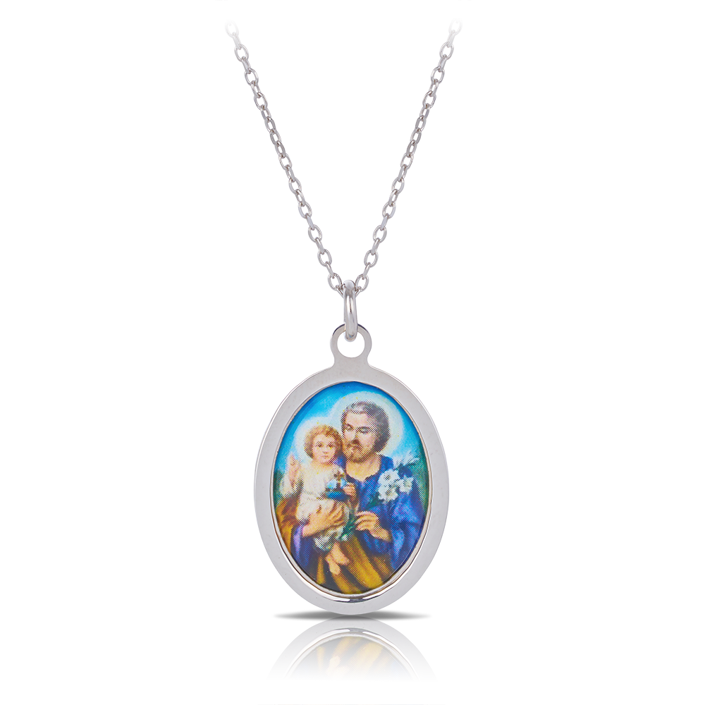 Jesus Pendant in Sterling Silver
