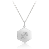 Sagittarius Pendant in Sterling Silver