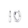 Huggie Hoop Earrings in Sterling Silver