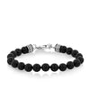 Onyx Gents Bracelet in Sterling Silver