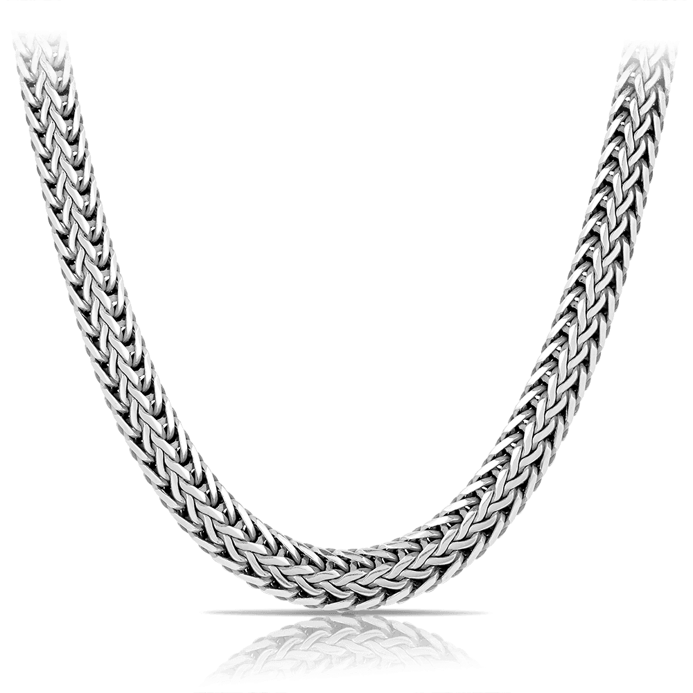 50cm Fancy Herringbone Chain in Sterling Silver