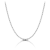 50cm Solid Belcher Chain in 9ct White Gold