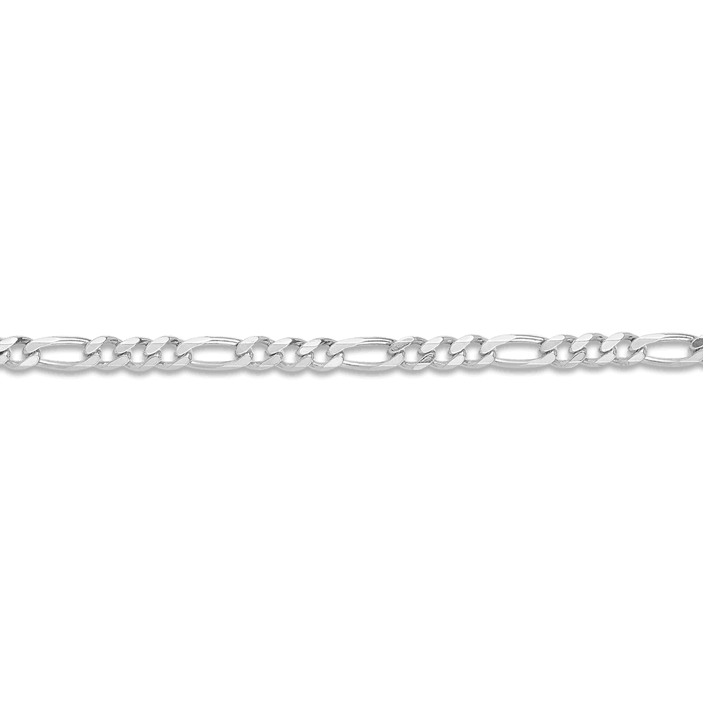 50cm Solid Figaro Link Chain in Sterling Silver - Wallace Bishop