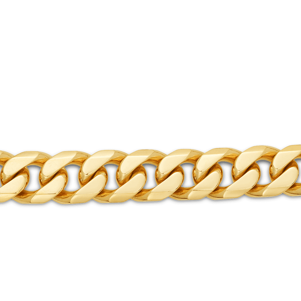 55cm Curb Chain in 9ct Yellow Gold