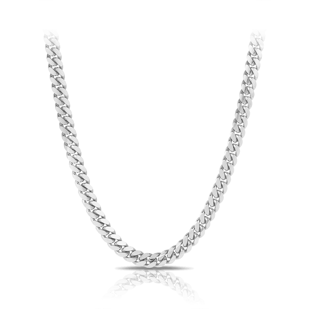 55cm Curb Link Chain in Sterling Silver