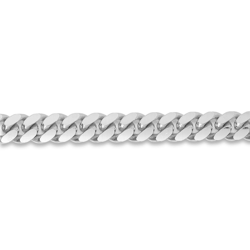 55cm Curb Link Chain in Sterling Silver - Wallace Bishop