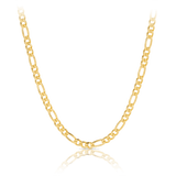 55cm Figaro Chain in 9ct Yellow Gold