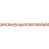 55cm Oval Belcher Solid Chain in 9ct Rose Gold
