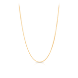55cm Solid Curb Link Chain in 18ct Yellow Gold