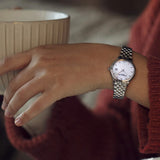 Raymond Weil Toccata Ladies White Mother-of-Pearl Diamond Quartz Watch 29mm 5985-ST-97081