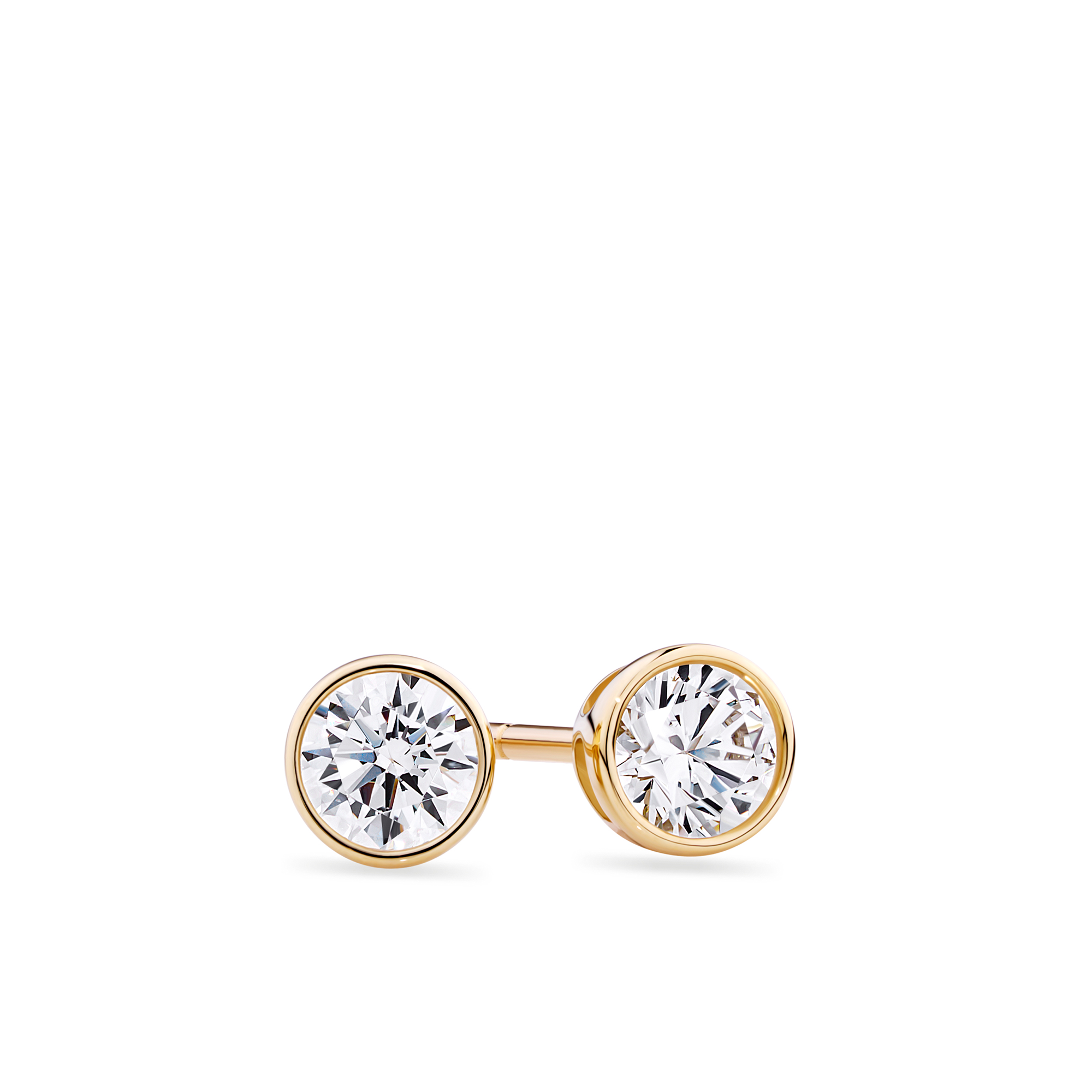Cubic Zirconia Earrings in 9ct Yellow Gold