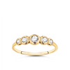 Cubic Zirconia Ring in 9ct Yellow Gold
