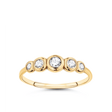 Cubic Zirconia Ring in 9ct Yellow Gold