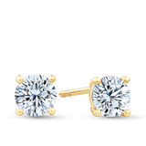 Cubic Zirconia Stud Earrings in 9ct Yellow Gold