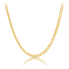 70cm Solid Curb Link Chain in 9ct Yellow Gold