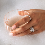 0.34ct TW Diamond Band in 9ct White Gold