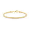 9ct Polished Yellow Gold Omega Pattern Bracelet
