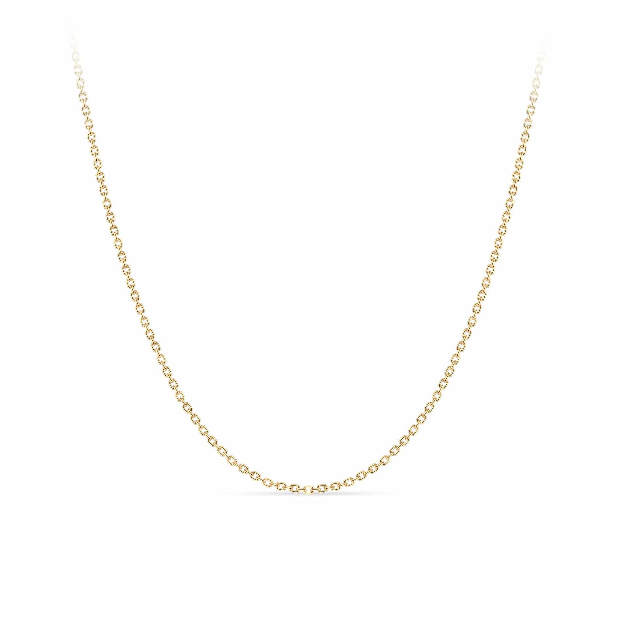 55cm Cable Link Chain in 9ct Yellow Gold