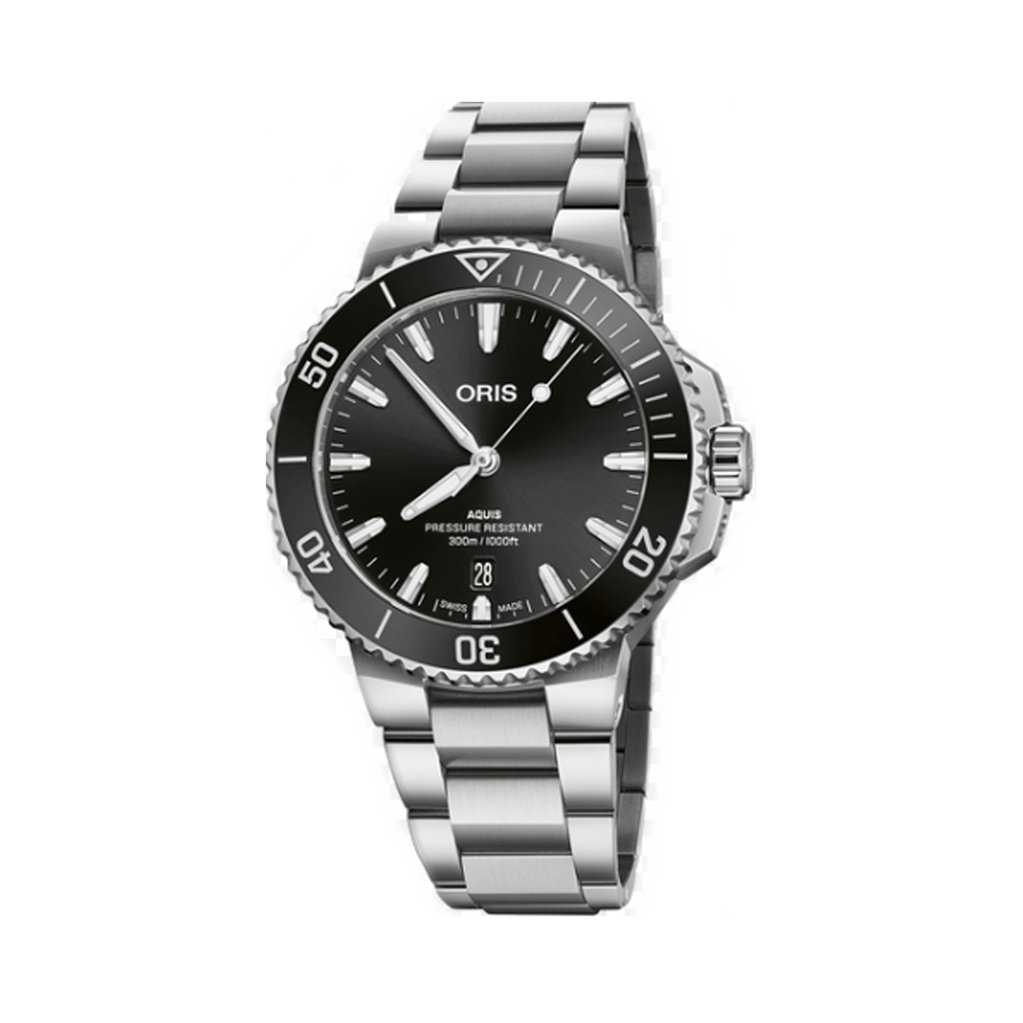 Oris Aquis Diver Men's 41.50mm Stainless Steel Automatic Watch 733 7787 4154MB
