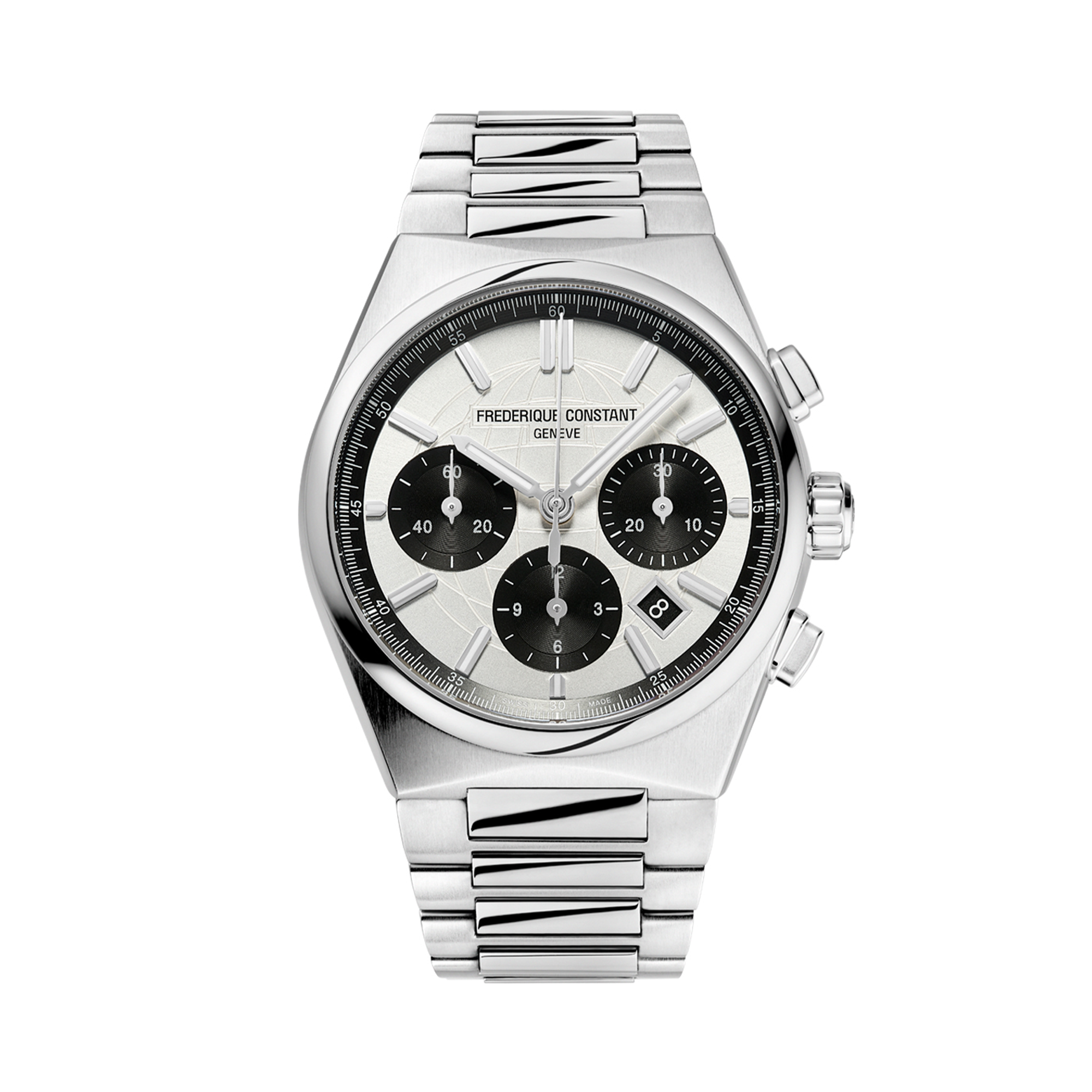 Frederique Constant 41mm Automatic Chronograph Watch FC-391SB4NH6B