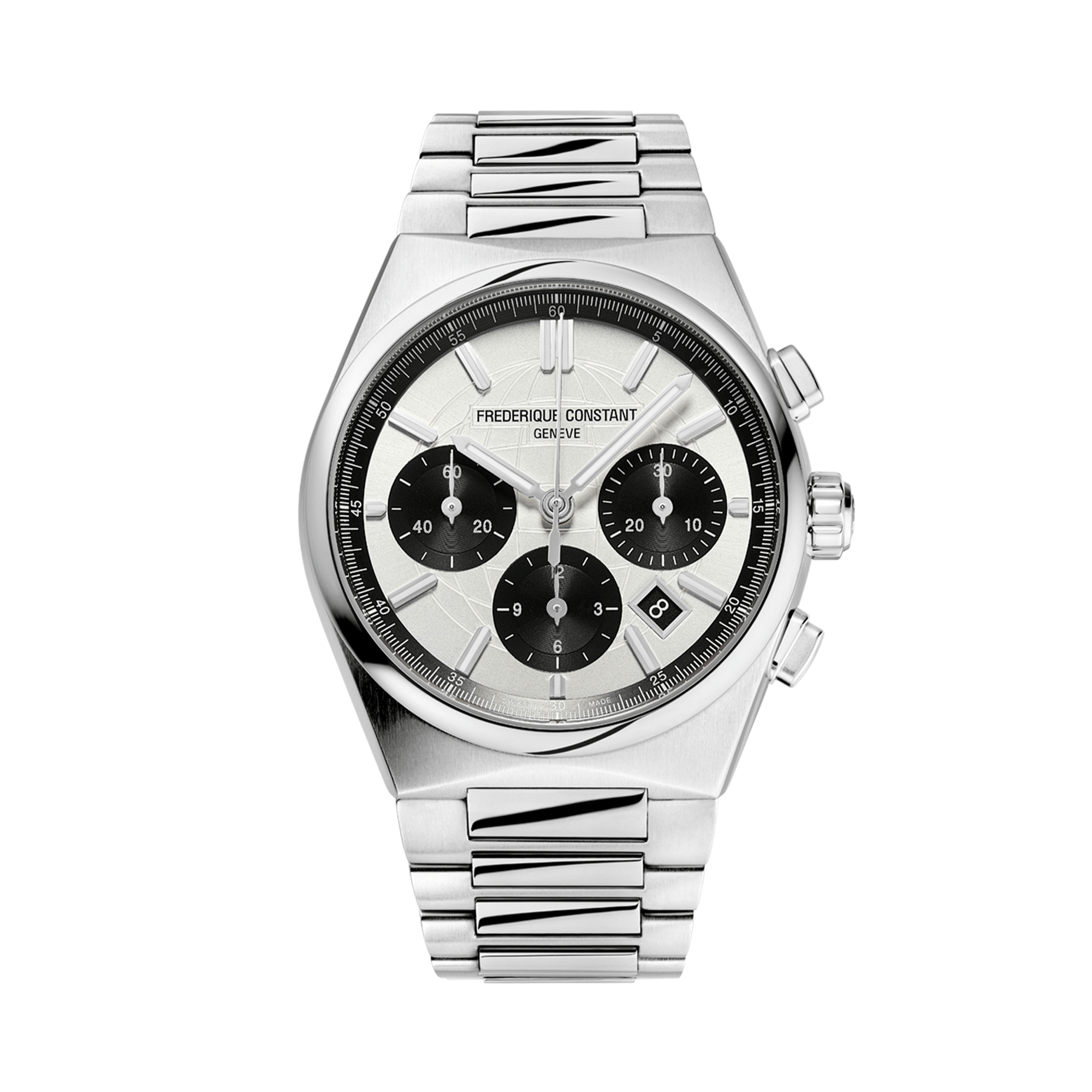 Frederique Constant 41mm Automatic Chronograph Watch FC-391SB4NH6B