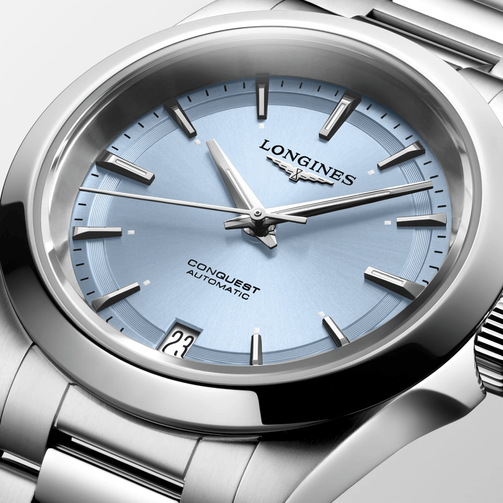Longines Conquest Women's 34mm Stainless Steel Automatic Watch L3.430.4.92.6
