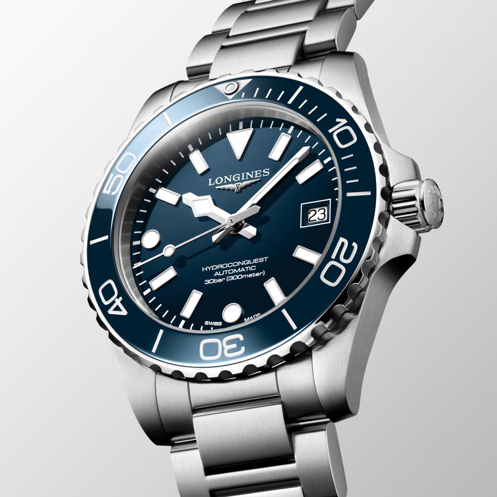 Longines Hydro Conquest Automatic Men's 39mm Watch L3.779.4.96.6