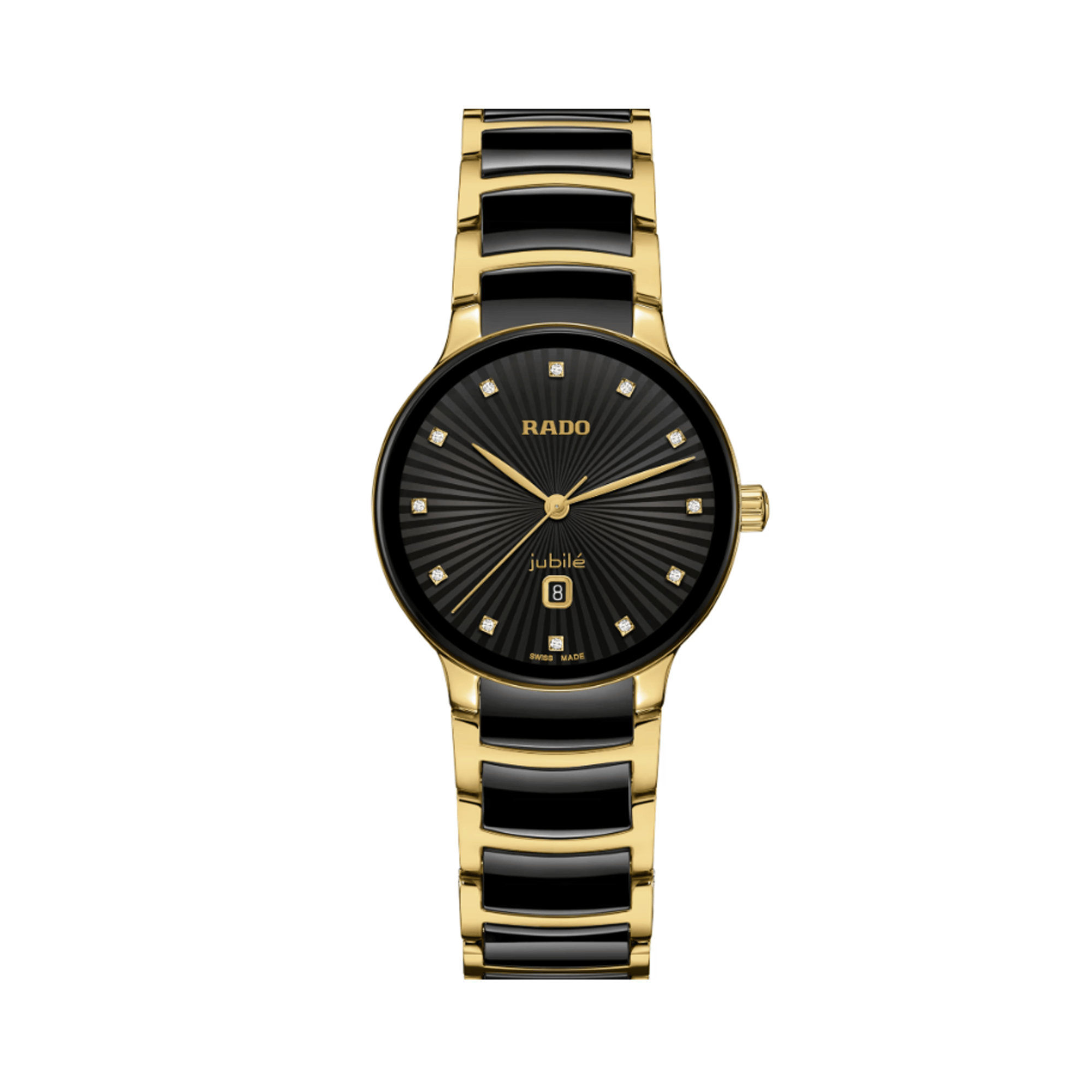Rado Centrix Women's 30.50mm Ceramic & Yellow PVD Automatic Watch R30 025 742