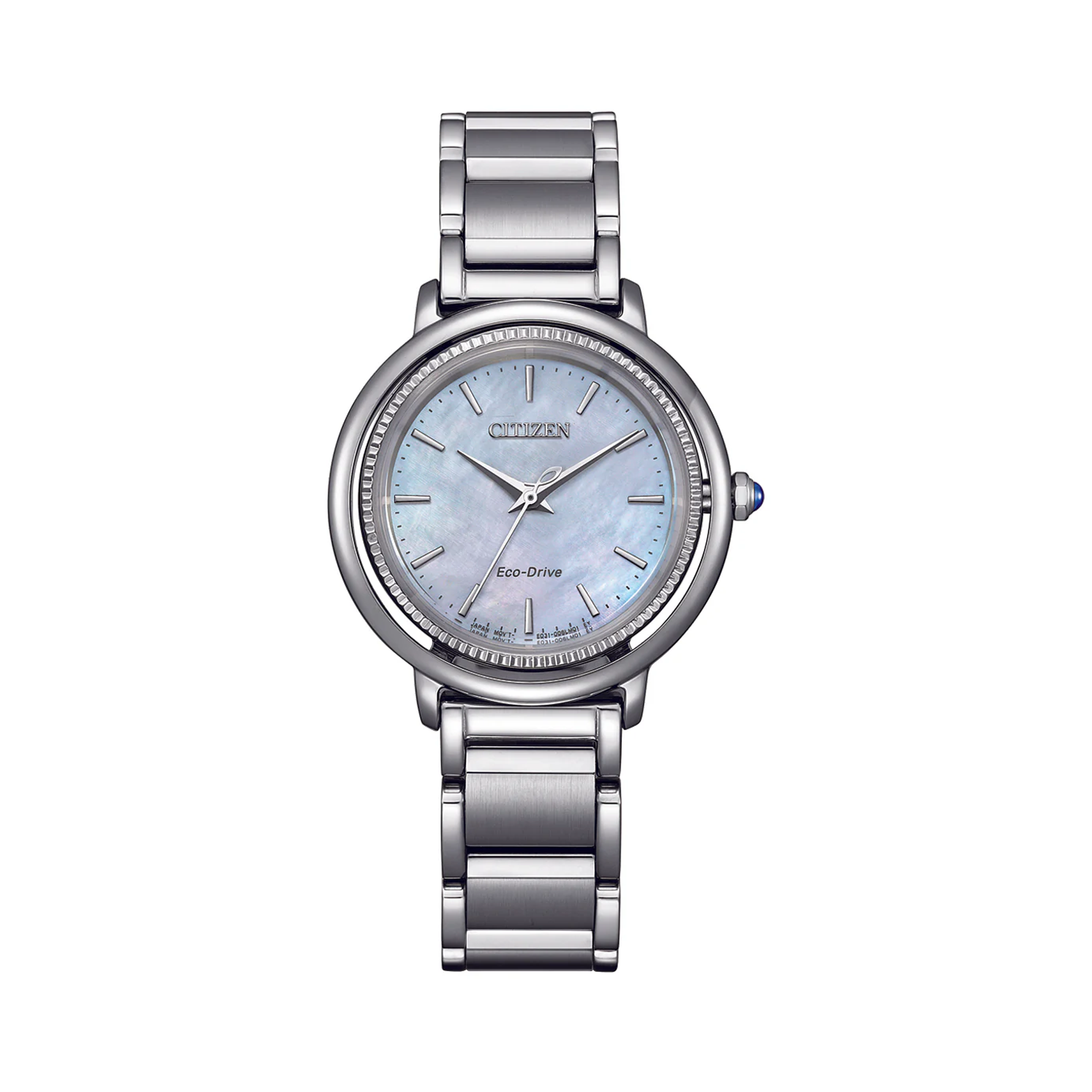 Citizen L Collection Women's 31mm Mother of Pearl Eco Drive Watch EM1100-84D