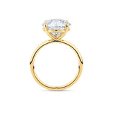 Everlasting 5.00ct TW Round Brilliant Cut Lab-Grown Diamond Engagement Ring in 18ct Yellow Gold