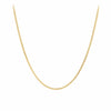 45cm Diamond Cut Curb Link Chain in 9ct Yellow Gold