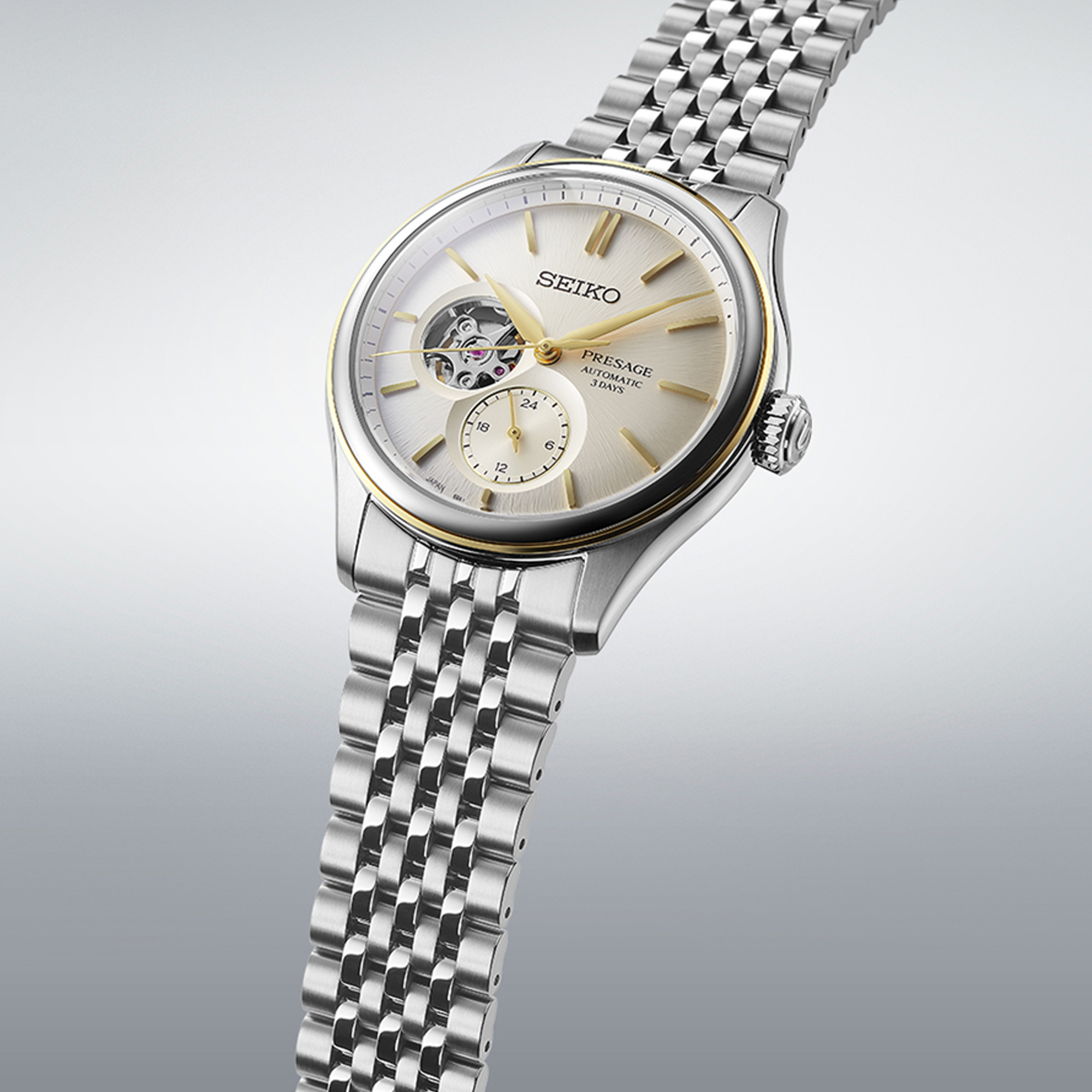Seiko Presage Men's Automatic GMT Watch SPB480J