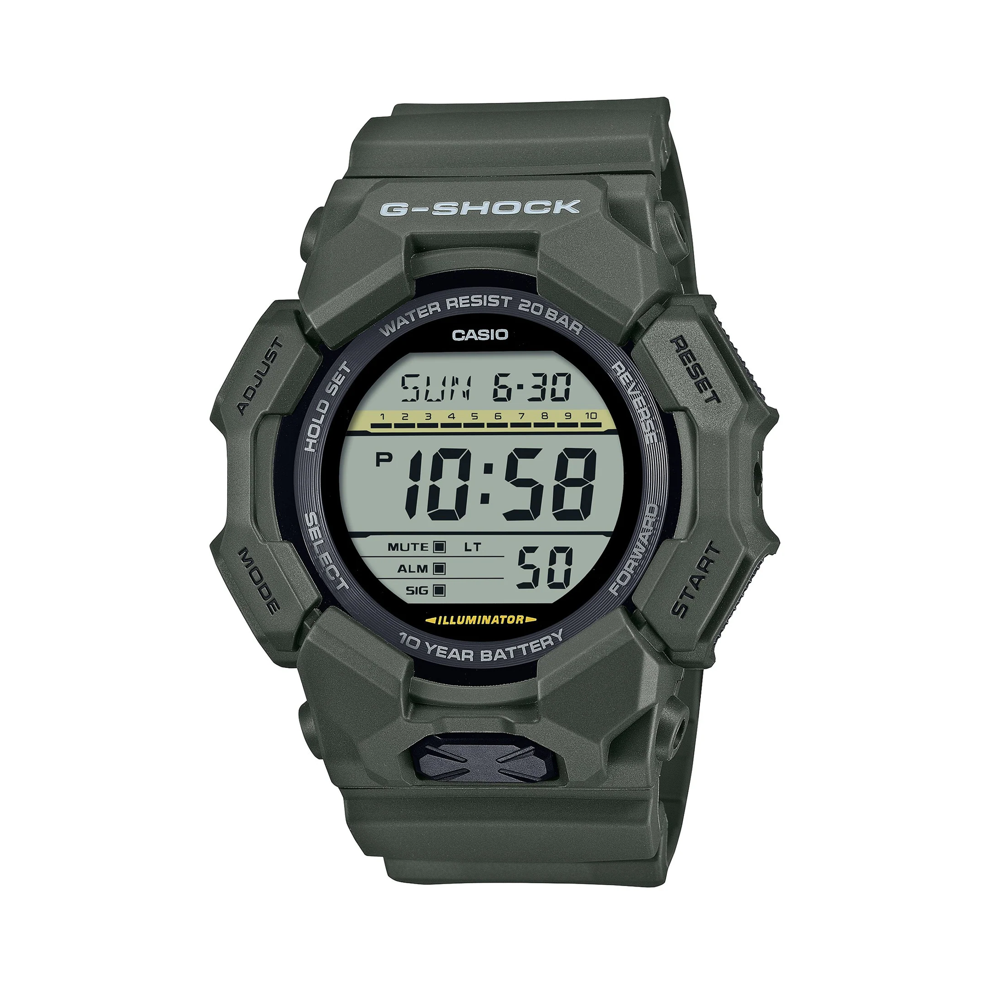 Casio G-SHOCK Men's Resin Quartz Watch GD010-3D