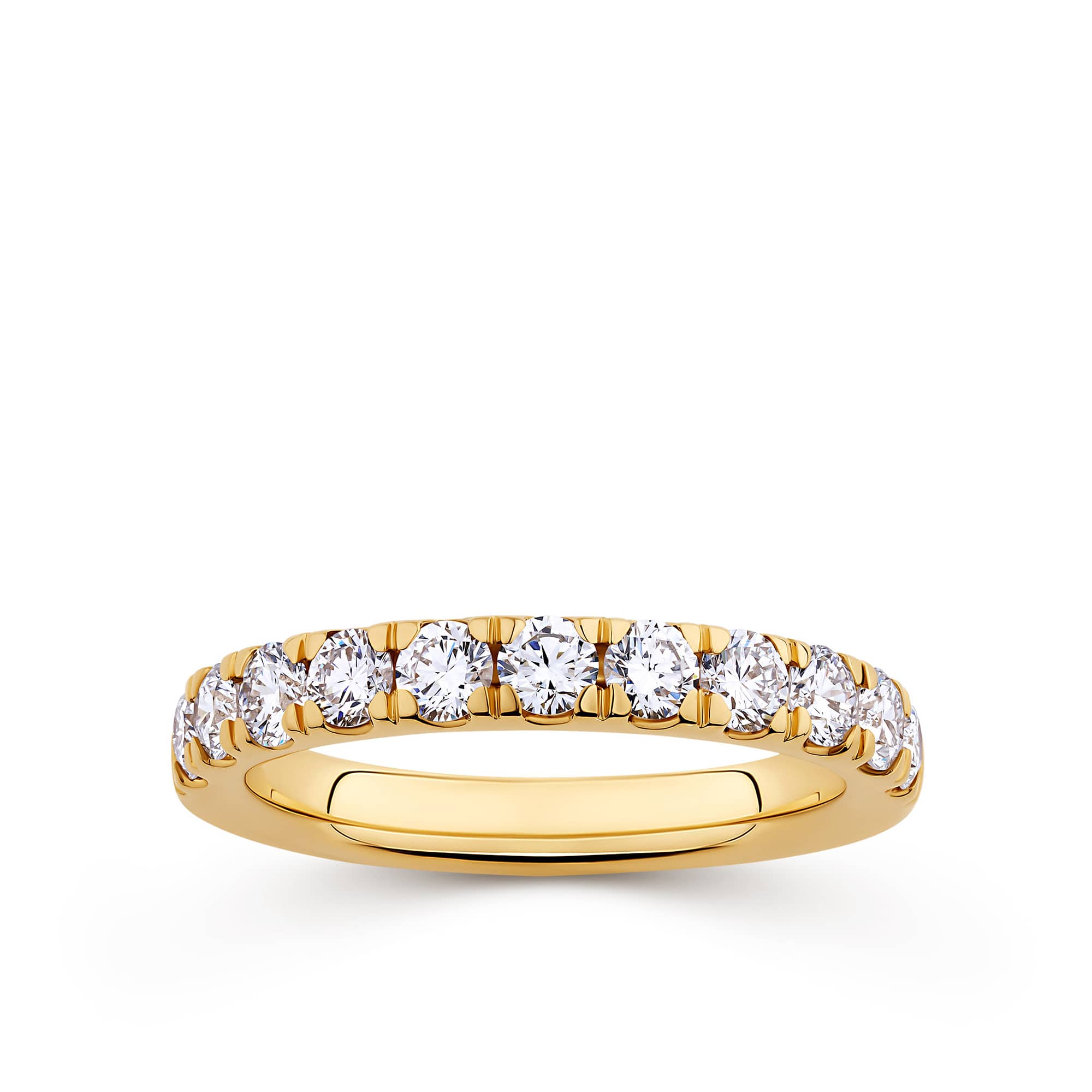 Everlasting 1.01ct TW Lab-Grown Diamond Channel Set Wedding Band in 18ct Yellow Gold