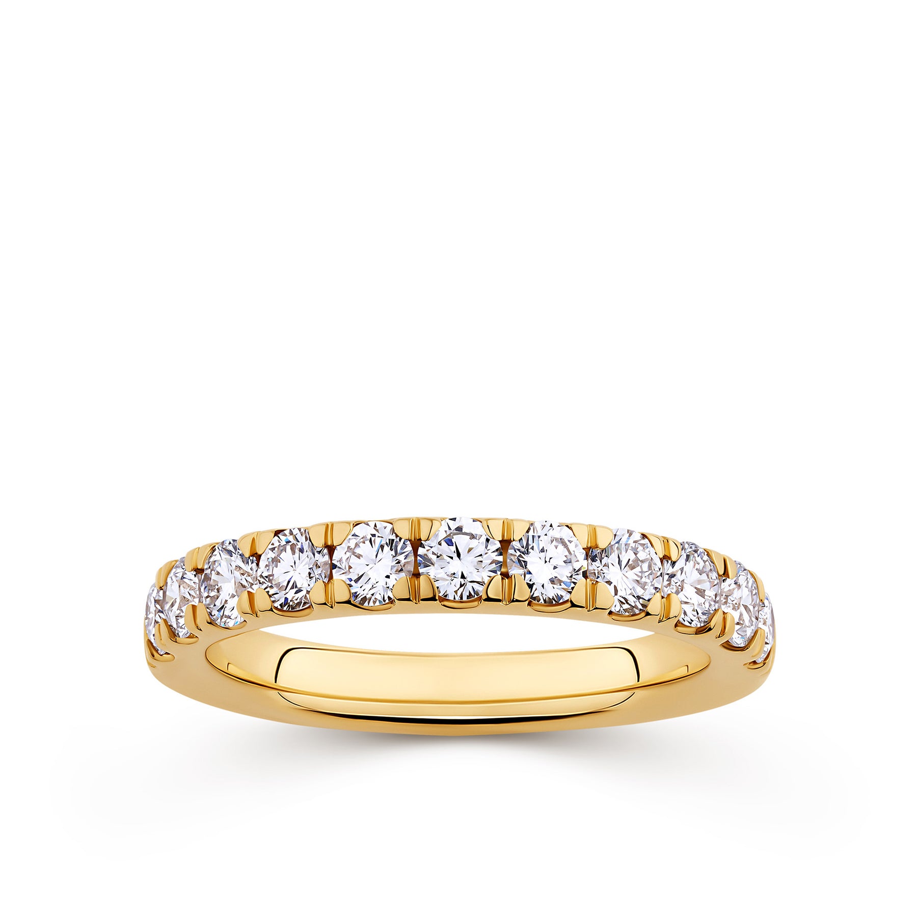 Everlasting 1.01ct TW Lab-Grown Diamond Channel Set Wedding Band in 18ct Yellow Gold