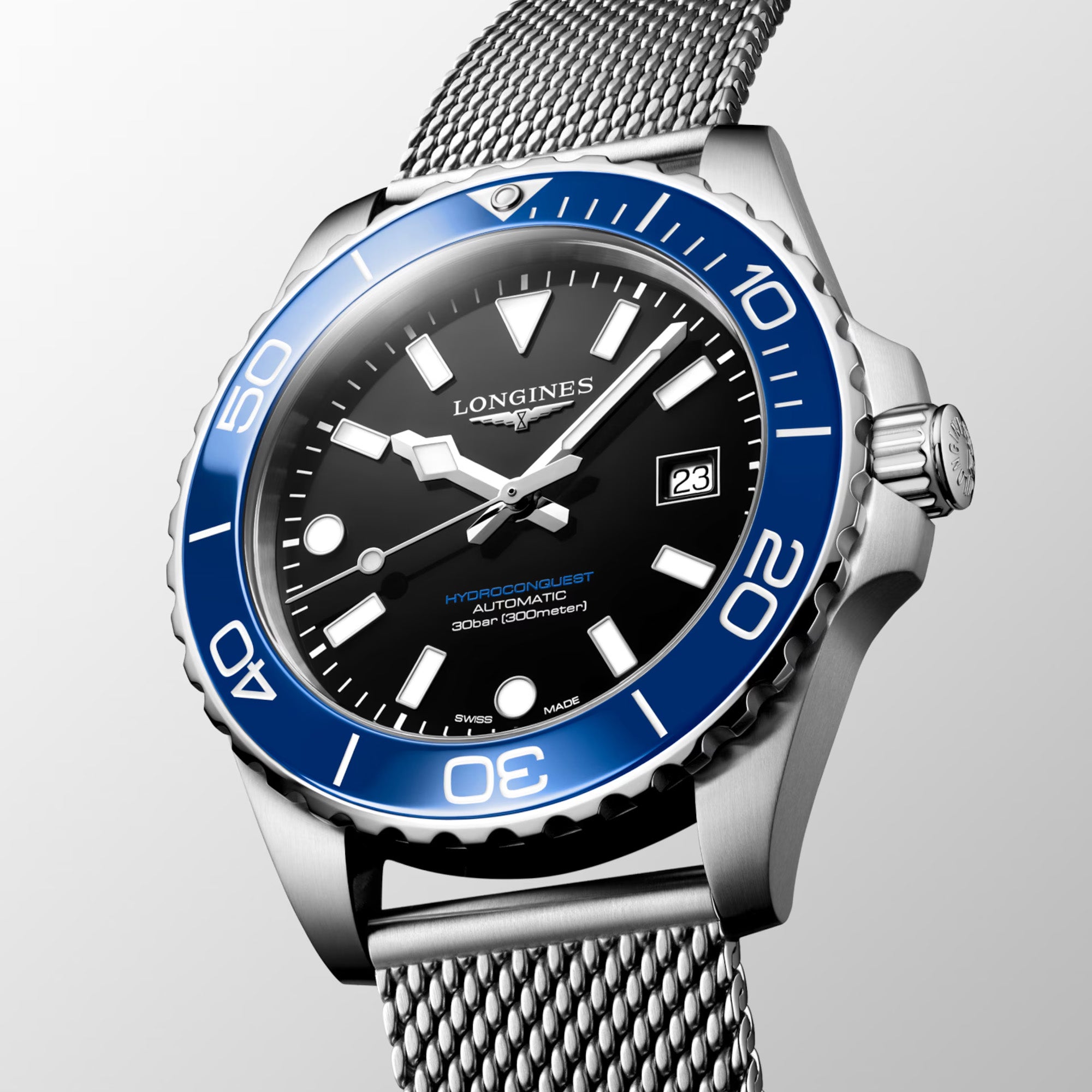 Longines Hydro Conquest Automatic Men's 42mm Watch L3.788.4.90.6