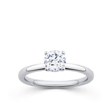 Everlasting 0.75ct TW Round Brilliant Lab-Grown Diamond Solitaire Engagement Ring in 18ct White Gold