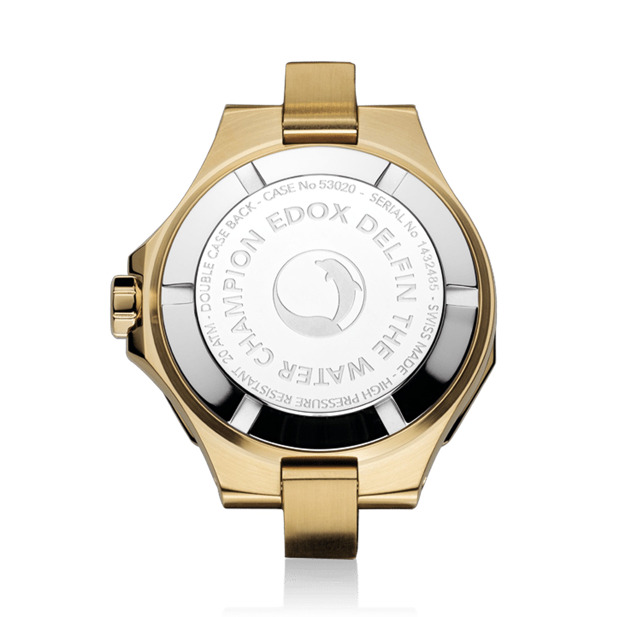 Edox Delfin Quartz Women's 38mm Watch 5302037JMNADD