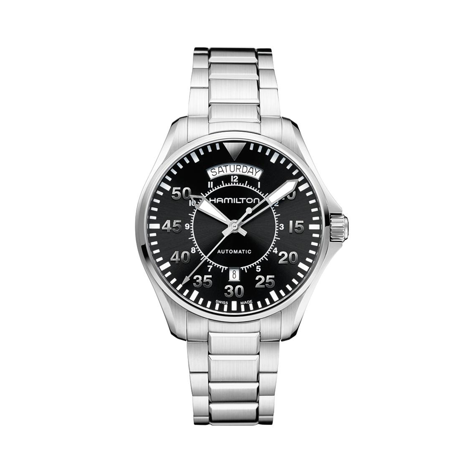 Hamilton Khaki Aviation Men's 42mm Automatic Watch H64615135