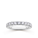 Everlasting 1.01ct TW Lab-Grown Diamond Pave Set Wedding Band in 18ct White Gold