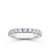 Everlasting 1.01ct TW Lab-Grown Diamond Pave Set Wedding Band in 18ct White Gold