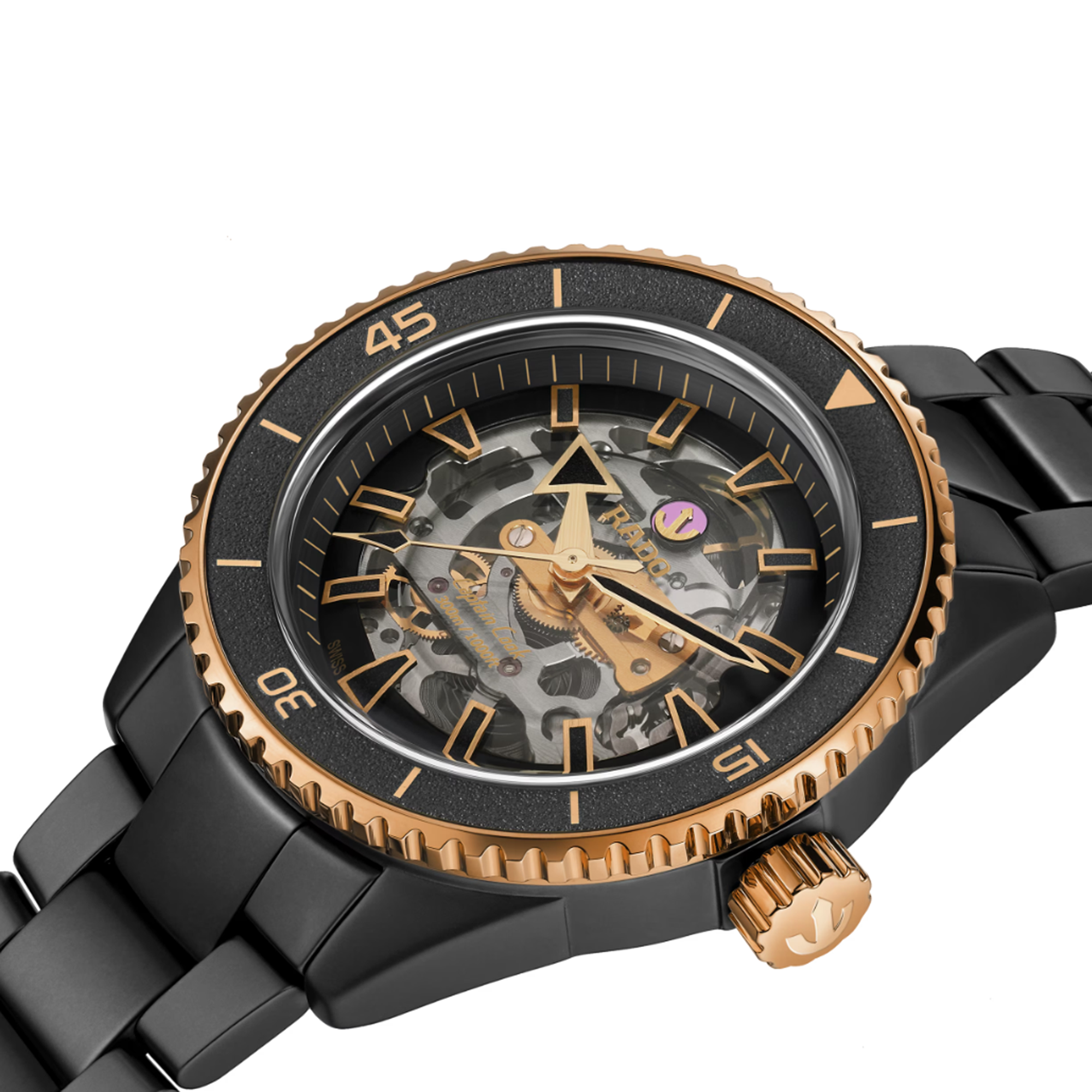 Rado Captain Cook Men's 43mm High-Tech Ceramic Automatic Watch R32 192 152