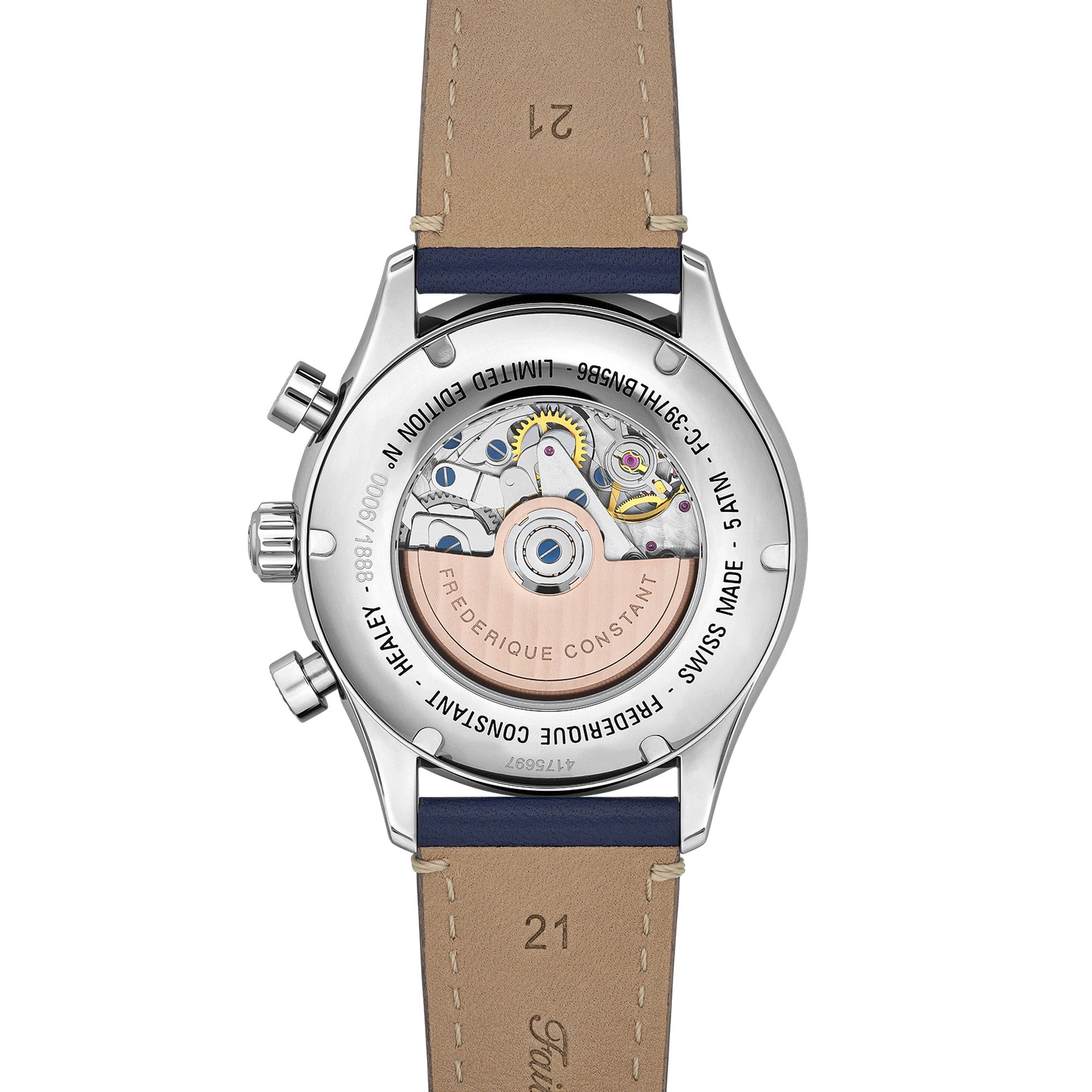 Frederique Constant Classic Automatic Chronograph Men's 42mm Watch FC-397HLBN5B6